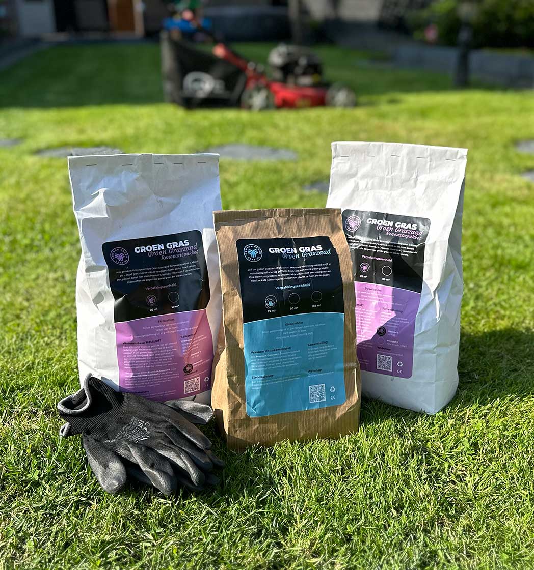 Groen Gras Graszaad Renovatiepakket