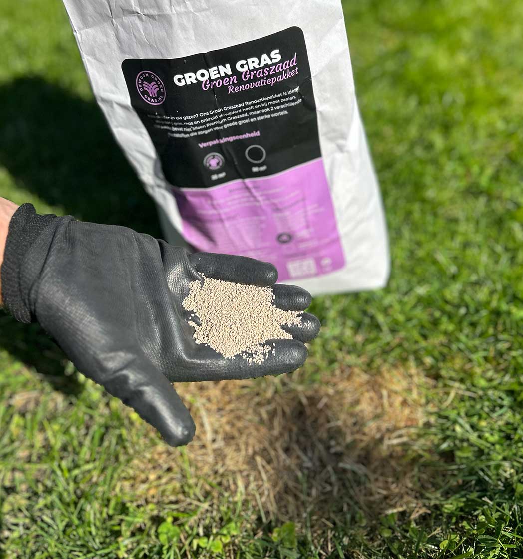 Groen Gras Graszaad Renovatiepakket