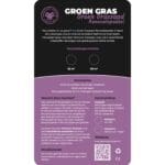 Groen gras graszaad renovatiepakket etiket 001