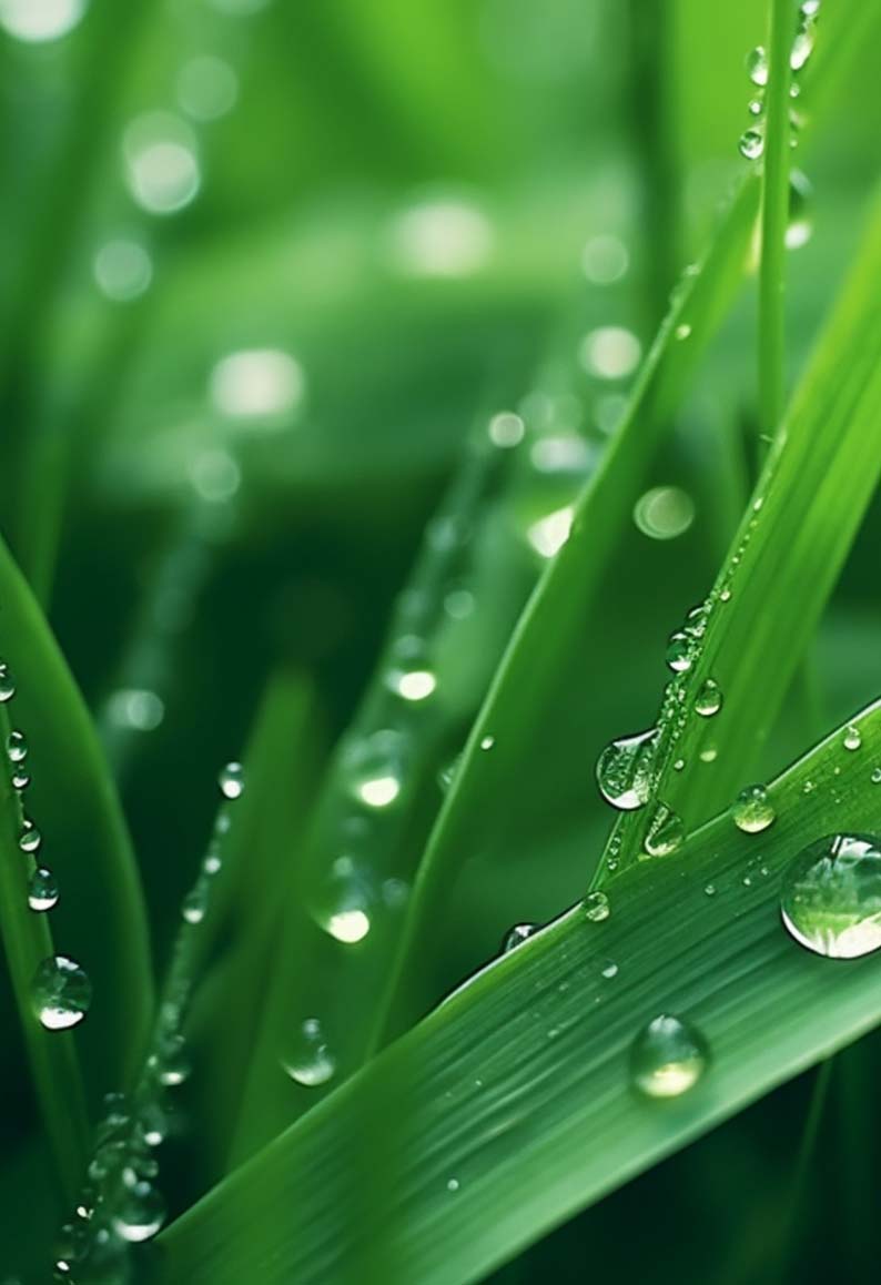 gras besproeien - gewoon groen gras