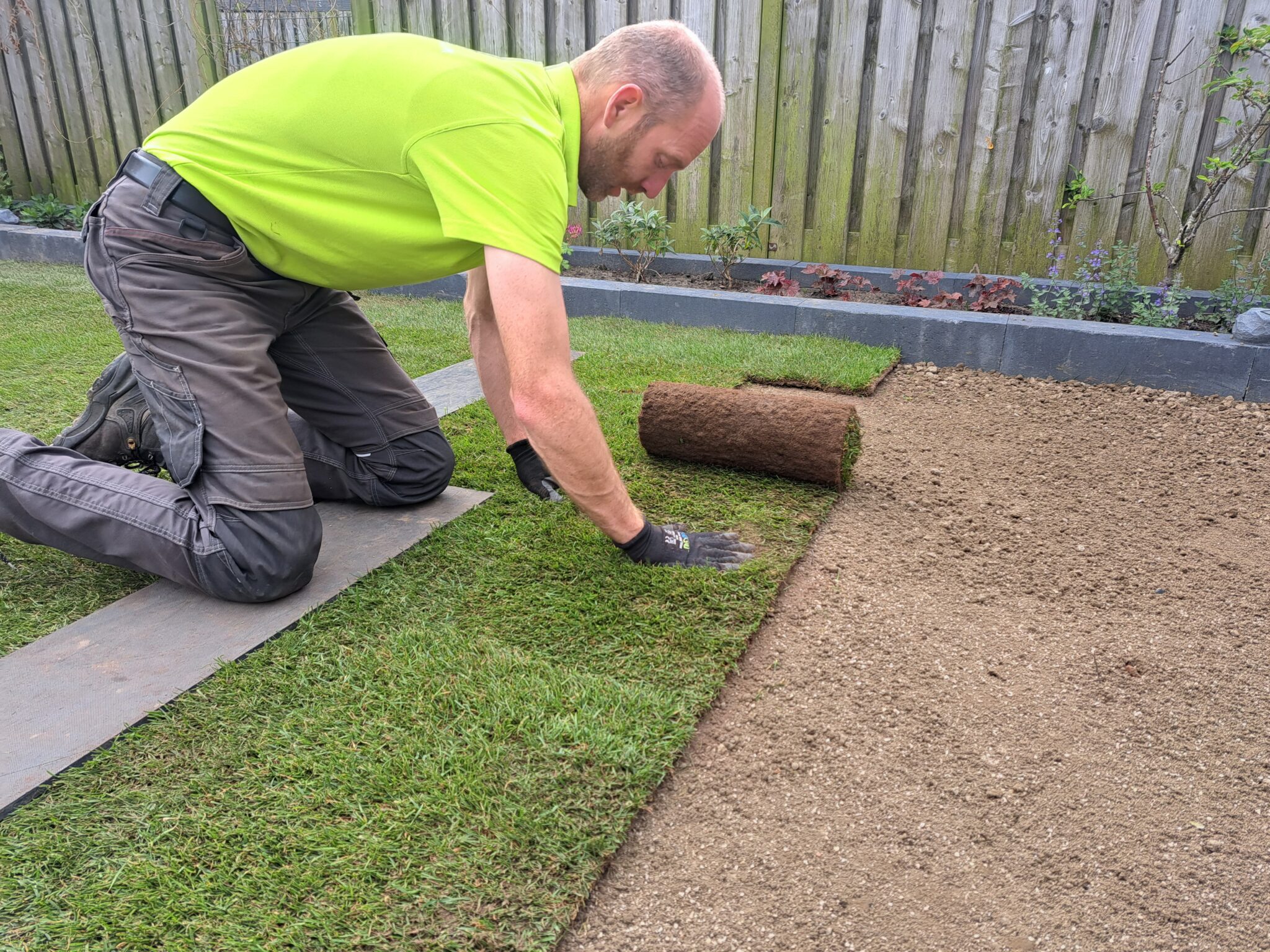 Wanneer graszoden leggen