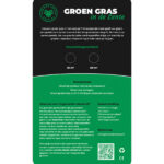 Gewoon Groen Gras in de lente etiket